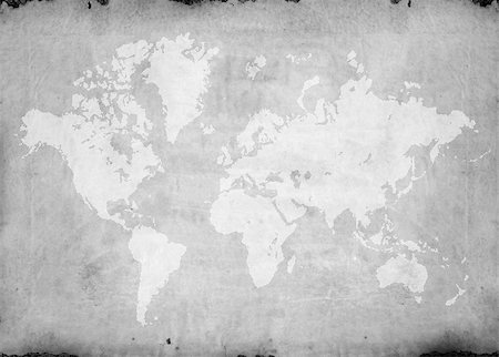 simsearch:400-07680047,k - Close up of Vintage world map Stock Photo - Budget Royalty-Free & Subscription, Code: 400-05215675