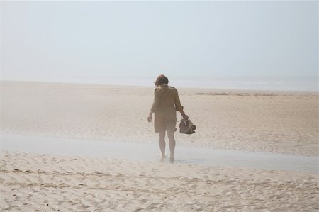 Peace moment on the beach Stock Photo - Budget Royalty-Free & Subscription, Code: 400-05216432