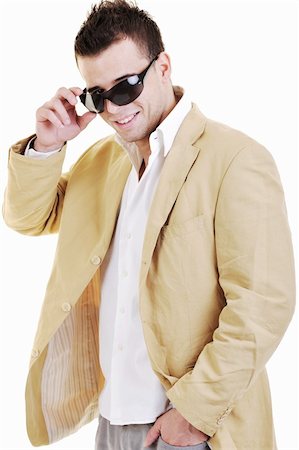 simsearch:400-04732323,k - young man fashion isolated on white Foto de stock - Super Valor sin royalties y Suscripción, Código: 400-05218687