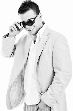 simsearch:400-04732323,k - young man fashion isolated on white Foto de stock - Super Valor sin royalties y Suscripción, Código: 400-05218688