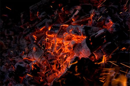 fiery furnace - Hot embers Stock Photo - Budget Royalty-Free & Subscription, Code: 400-05219905