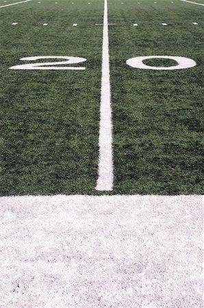 football season - American Football field turf and white painted lines Stock Photo - Budget Royalty-Free & Subscription, Code: 400-05210815