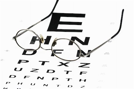 A eye chart with blurry small letters Stock Photo - Budget Royalty-Free & Subscription, Code: 400-05211371