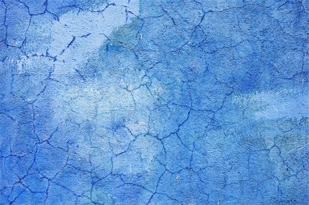 simsearch:400-05224637,k - The blue wall are covered with cracked plaster Stock Photo - Budget Royalty-Free & Subscription, Code: 400-05224644