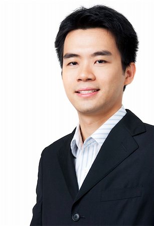 formal man model - Portrait of young Asian executive in black suit Stock Photo - Budget Royalty-Free & Subscription, Code: 400-05225670