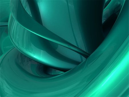 simsearch:400-05165849,k - abstract 3d illustration of green chrome background Photographie de stock - Aubaine LD & Abonnement, Code: 400-05225690