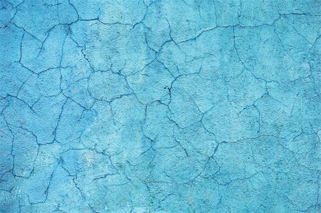 simsearch:400-05224637,k - Concrete walls are covered with blue paint with cracks Stock Photo - Budget Royalty-Free & Subscription, Code: 400-05226164