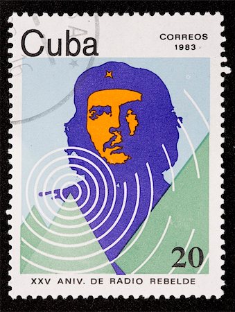 stamped - Postage stamp of Cuba with a postmark Stock Photo - Budget Royalty-Free & Subscription, Code: 400-05227407