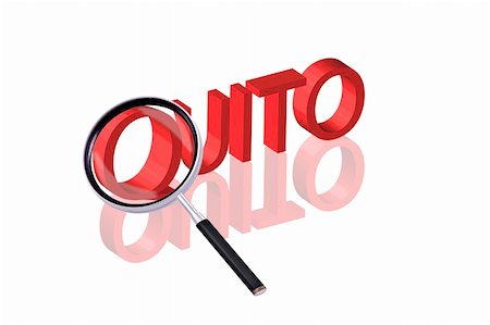 simsearch:400-07111236,k - magnifying glass enlarging part of 3D word written in red letters Stock Photo - Budget Royalty-Free & Subscription, Code: 400-05220193