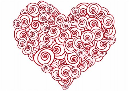 simsearch:400-06686195,k - heart shape made of red roses, vector background Photographie de stock - Aubaine LD & Abonnement, Code: 400-05221347