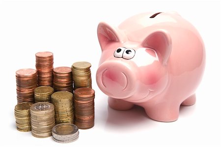 Piggy bank Stock Photo - Budget Royalty-Free & Subscription, Code: 400-05223139