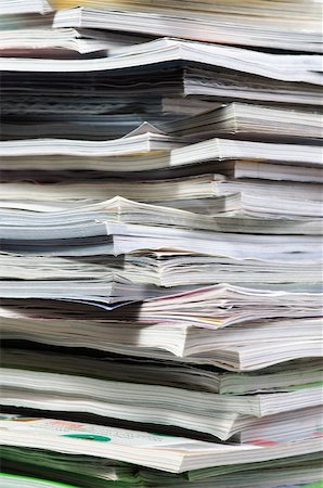 Stack of magazines . Close - up. Stock Photo - Budget Royalty-Free & Subscription, Code: 400-05223728