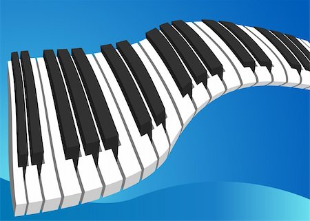 picture of the blue playing a instruments - An image of piano keys with background. Stock Photo - Budget Royalty-Free & Subscription, Code: 400-05236450
