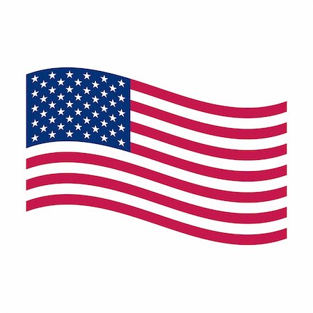 Illustration of the national flag of united states floating Stock Photo - Budget Royalty-Free & Subscription, Code: 400-05239397
