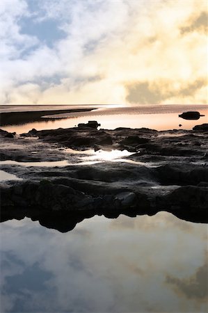 simsearch:400-04581013,k - mud and rocks on beale beach co kerry ireland on a beautiful cold winters day Stock Photo - Budget Royalty-Free & Subscription, Code: 400-05230665