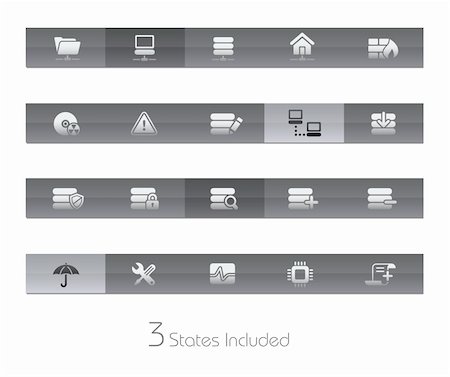 processor vector icon - +++ The .eps file includes 3 buttons states in different layers +++ Stock Photo - Budget Royalty-Free & Subscription, Code: 400-05231214