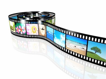 simsearch:400-05308507,k - An image of a film strip with nice pictures Stock Photo - Budget Royalty-Free & Subscription, Code: 400-05233194