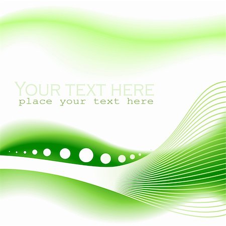 fresh air background - abstract background green wave,  this illustration may be useful as designer work Photographie de stock - Aubaine LD & Abonnement, Code: 400-05245723