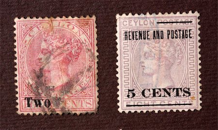 simsearch:400-04832369,k - Close up of ancient old postal stamps Photographie de stock - Aubaine LD & Abonnement, Code: 400-05248867