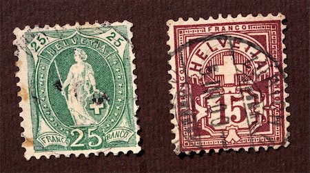 simsearch:400-04832369,k - Close up of ancient old postal stamps Photographie de stock - Aubaine LD & Abonnement, Code: 400-05248868