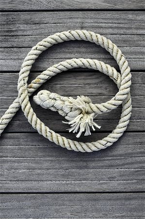 simsearch:400-05254289,k - marine rope gray aged teak wood background Stock Photo - Budget Royalty-Free & Subscription, Code: 400-05240086