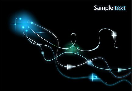 simsearch:400-04727438,k - Abstract glowing blur blue background. Vector illustration Stock Photo - Budget Royalty-Free & Subscription, Code: 400-05241356