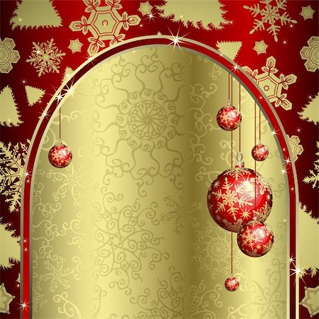 red and gold fabric for curtains - christmas,  this illustration may be useful as designer work Stock Photo - Budget Royalty-Free & Subscription, Code: 400-05241623