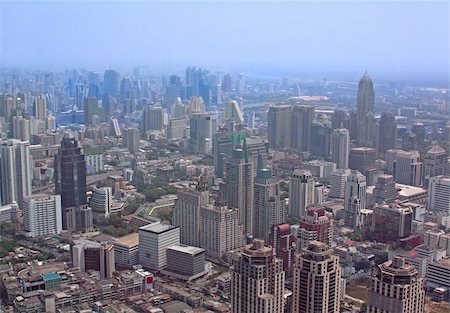 simsearch:400-04564562,k - Aerial view of Bangkok from Baiyoke Sky Tower Stock Photo - Budget Royalty-Free & Subscription, Code: 400-05242450