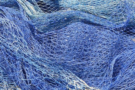 fishing nets still life background pattern fishermen tackle Stock Photo - Budget Royalty-Free & Subscription, Code: 400-05254289