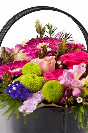 purple floral arrangement - Flower bouquet Stock Photo - Budget Royalty-Free & Subscription, Code: 400-05255156