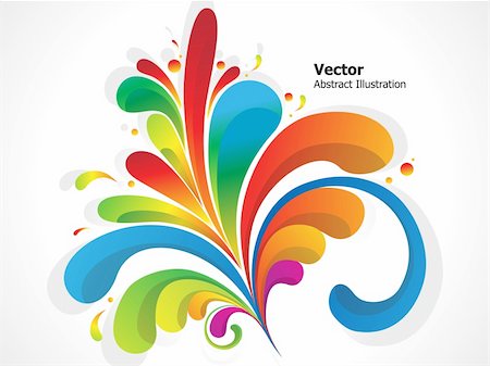 simsearch:400-04714373,k - abstract colorful floral background vector illustration Stock Photo - Budget Royalty-Free & Subscription, Code: 400-05256217
