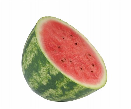 simsearch:400-04386768,k - slice of appetizing  water-melon on  white background Stock Photo - Budget Royalty-Free & Subscription, Code: 400-05257271