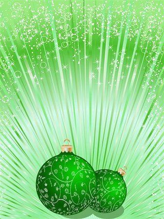 Christmas ball decorative abstraction background Stock Photo - Budget Royalty-Free & Subscription, Code: 400-05258410