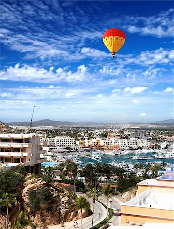 Marina and downtown Cabo San Lucas, Mexico Stock Photo - Budget Royalty-Free & Subscription, Code: 400-05250079