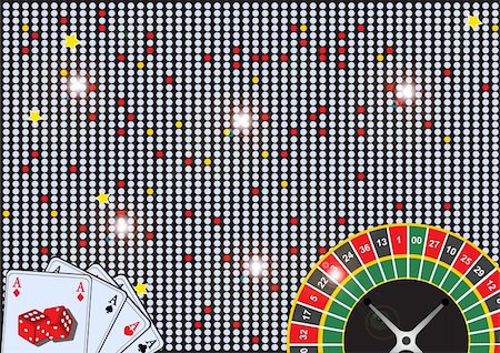 Vector illustration of a casino background Stock Photo - Budget Royalty-Free & Subscription, Code: 400-05265869