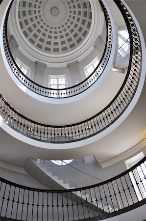 Spiral staircase - Scnadinavian Interior Design Stock Photo - Budget Royalty-Free & Subscription, Code: 400-05267886