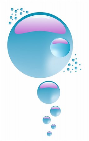 simsearch:400-05363406,k - The vector water drops. Illustration Stock Photo - Budget Royalty-Free & Subscription, Code: 400-05267957