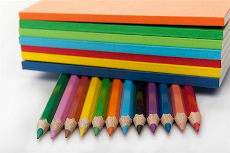 simsearch:400-04210608,k - row of the pencils under the stack of books Stock Photo - Budget Royalty-Free & Subscription, Code: 400-05269909