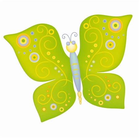 simsearch:400-05706564,k - The butterfly drawing pattern design illustration vector Stock Photo - Budget Royalty-Free & Subscription, Code: 400-05277084