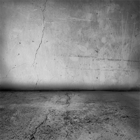 simple textured grunge interior of a blank wall and floor Stock Photo - Budget Royalty-Free & Subscription, Code: 400-05277890