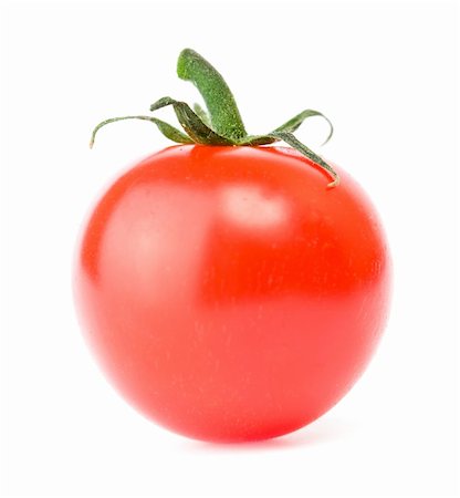 simsearch:400-04393672,k - Cherry tomato on white background Stock Photo - Budget Royalty-Free & Subscription, Code: 400-05271813