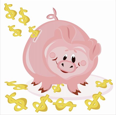 simsearch:400-06077471,k - Piggy bank Stock Photo - Budget Royalty-Free & Subscription, Code: 400-05272026