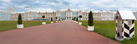 simsearch:400-07681663,k - The Catherine Palace In Tsarskoye Selo, Russia. Wide XXL panorama Stock Photo - Budget Royalty-Free & Subscription, Code: 400-05272519