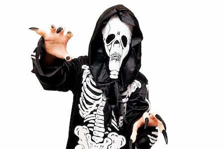 simsearch:400-04275576,k - Halloween costume of the Grim Reaper Photographie de stock - Aubaine LD & Abonnement, Code: 400-05273423