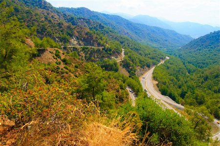 simsearch:400-04436530,k - Dalaman - Gocek over the mountain pass Stock Photo - Budget Royalty-Free & Subscription, Code: 400-05273465