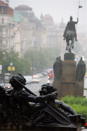 simsearch:400-05193127,k - The rain in Prague Stock Photo - Budget Royalty-Free & Subscription, Code: 400-05273515