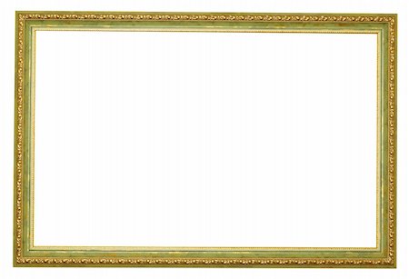 rustic wooden picture frames - Picture gold frame with a decorative pattern Stock Photo - Budget Royalty-Free & Subscription, Code: 400-05285324