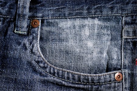 etching - the single pocket of old blue jeans Stock Photo - Budget Royalty-Free & Subscription, Code: 400-05285732