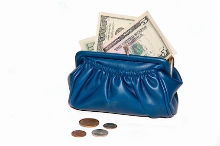 purse with money,  dollars Stock Photo - Budget Royalty-Free & Subscription, Code: 400-05286498