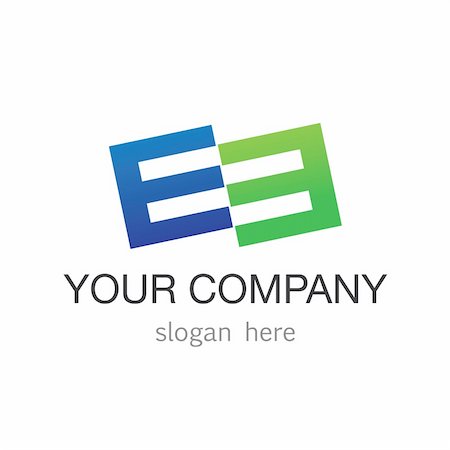 a template for a logotype and slogan of company is an association Stock Photo - Budget Royalty-Free & Subscription, Code: 400-05287191